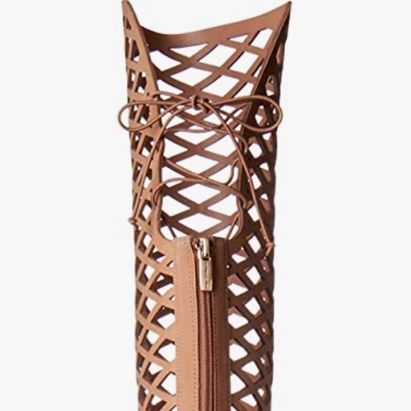 Vince Camuto Caged Peep Toe Over the Knee Boots - Picture 4 of 16